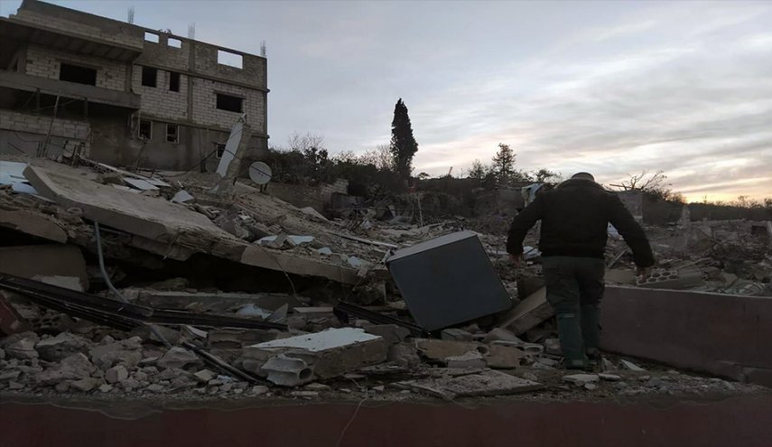 الاحتلال الإسرائيلي يفجر مبانٍ سكنية في 'ميس الجبل' جنوبي لبنان