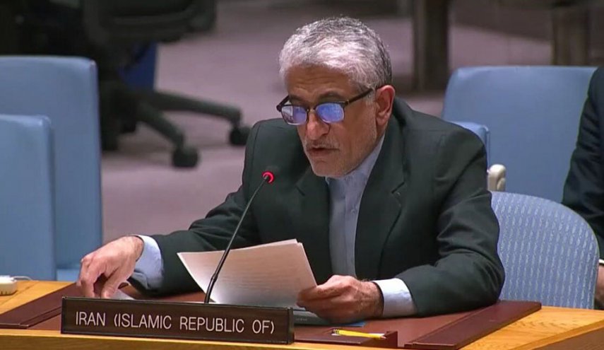 مندوب إيران: التهديدات الأمريكية انتهاك صارخ لميثاق الأمم المتحدة