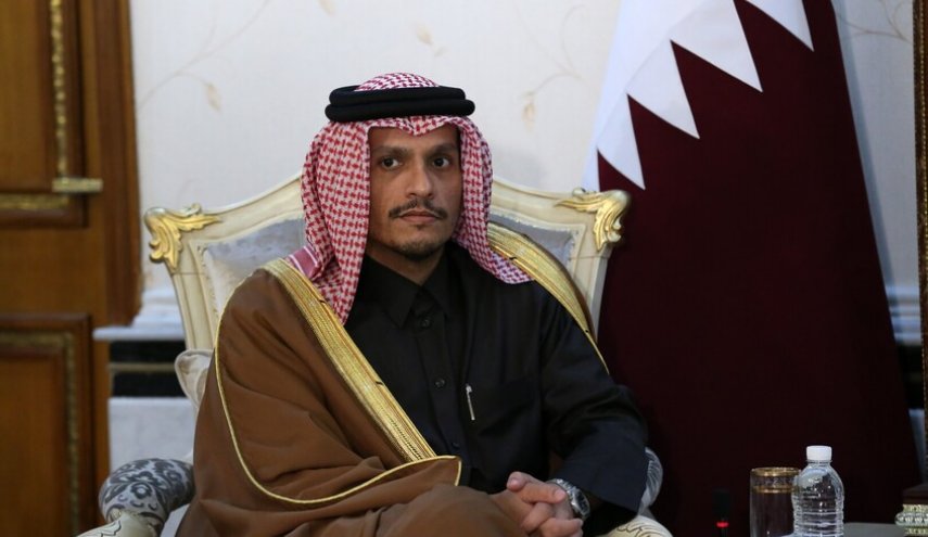 الخارجية القطرية: رئيس الوزراء بحث مع لاريجاني جهود خفض التصعيد في المنطقة