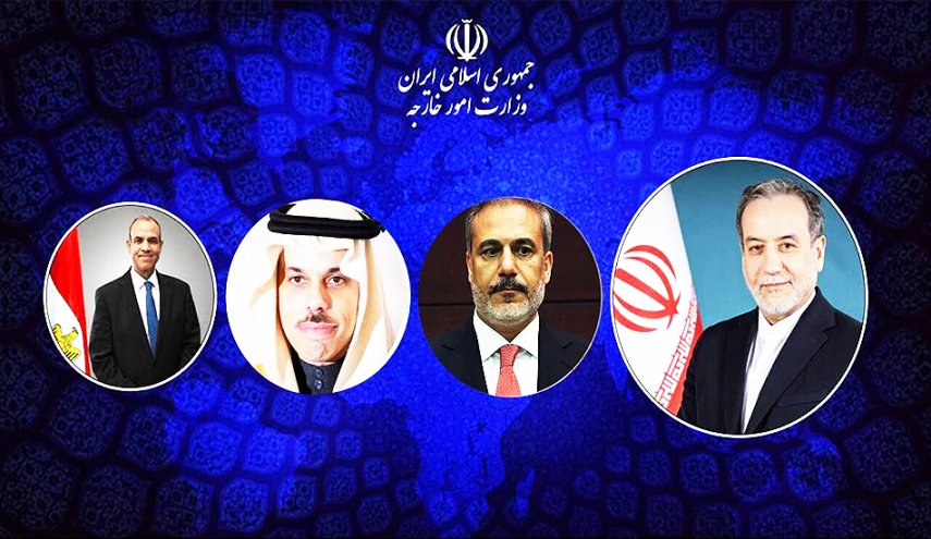 عراقجي يطلع نظراءه التركي والمصري والسعودي على تطورات محادثات مسقط