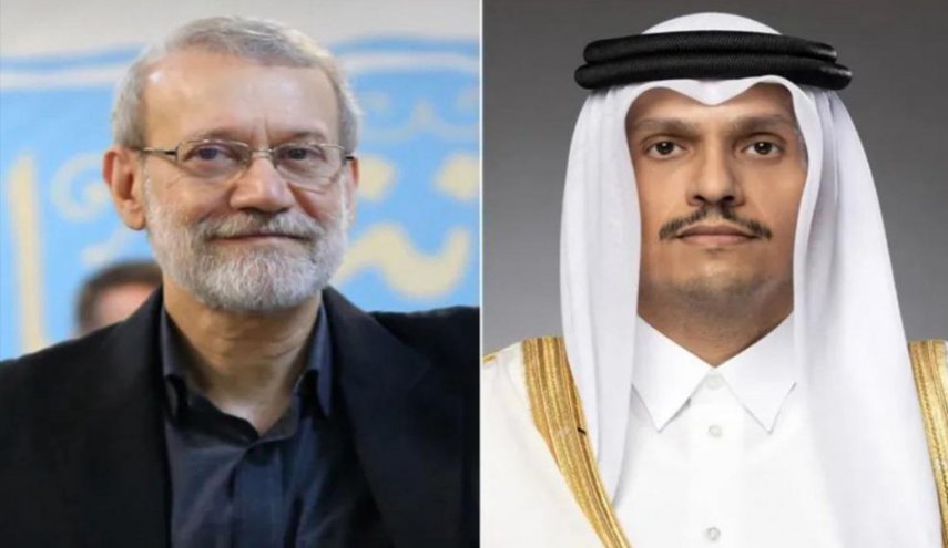 قطر تكشف تفاصيل لقاء لاريجاني وآل ثاني