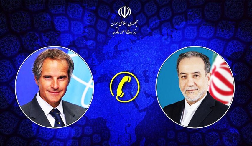عراقجي وغروسي يتبادلان وجهات النظر حول آخر تطورات المفاوضات النووية
