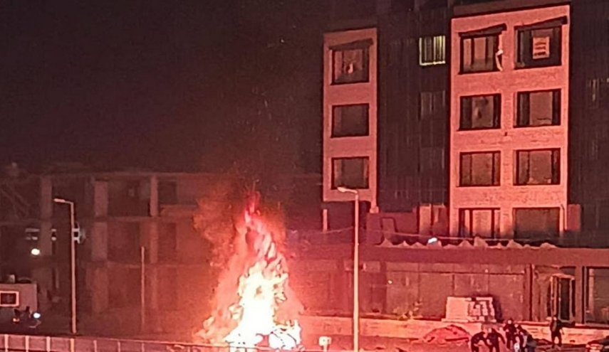 عدوان جوي على طريق مطار بيروت يسفر عن شهداء وجرحى