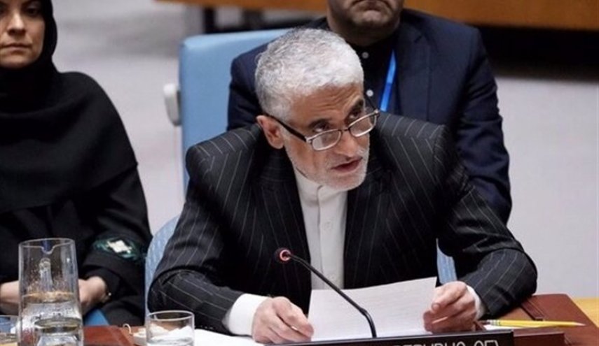 مندوب إيران: العمليات الدفاعية الإيرانية تستهدف الأهداف العدوانية لأمريكا وإسرائيل
