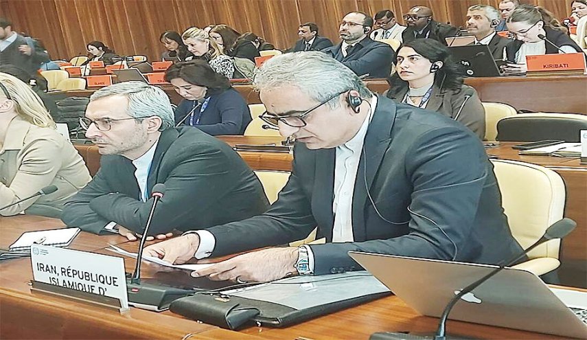 بعثة ايران الاممية: سنواصل دفاعنا المشروع عن النفس حتى توقف العدوان كاملا
