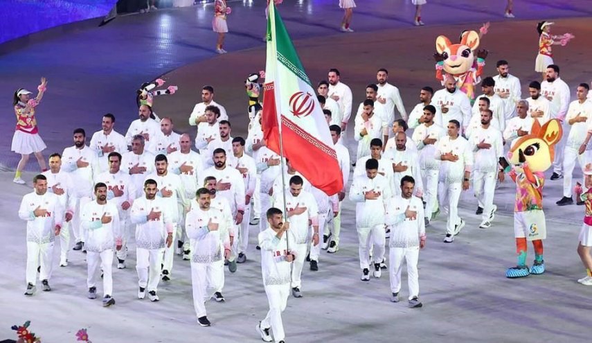 ايران تحتل المركز الثالث بدورة الألعاب الشاطئية الآسيوية