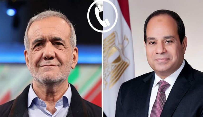 بزشكيان والسيسي يؤكدان أهمية الحوار وتعزيز التعاون بين الدول الإسلامية