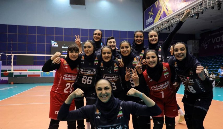 ايران تحرز لقب بطولة آسيا الوسطى للكرة الطائرة للسيدات
