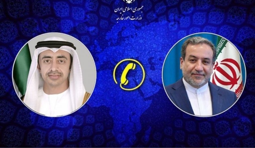 وزير الخارجية الإيراني يبحث مع نظيره الإماراتي التطورات والأحداث الإقليمية
