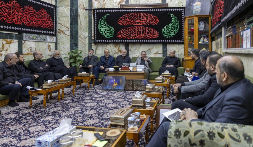 العتبة العباسية المقدسة تبحث الخطة النهائية لتشييع القائد الشهيد