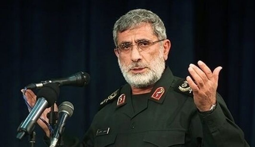 العميد قاآني يشكر الشعب العراقي على التشييع المهيب لقائد الثورة الشهيد
