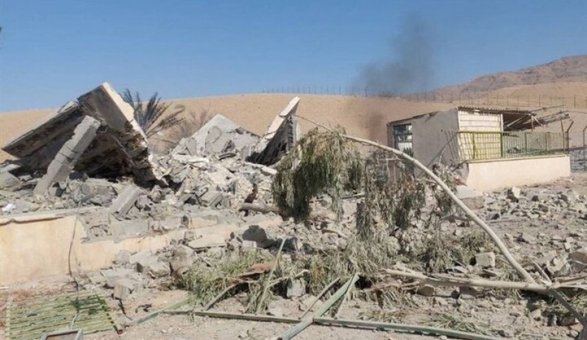 استشهاد ثلاثة أشخاص في مدينة حاجي آباد جراء العدوان الامريكي