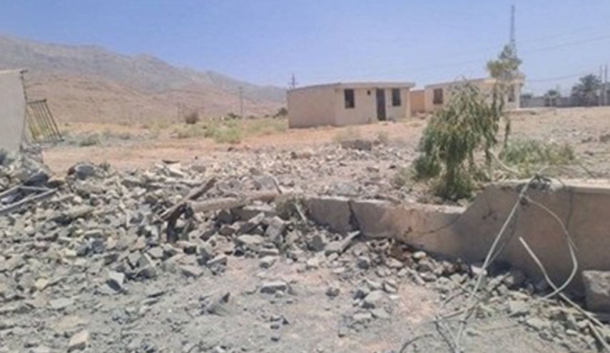 عدوان أميركي على منشأة لتخزين القمح جنوب غربي ایران 