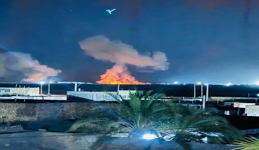 العدو الامريكي يستهدف جسورا بمحافظة هرمزجان جنوبي ايران