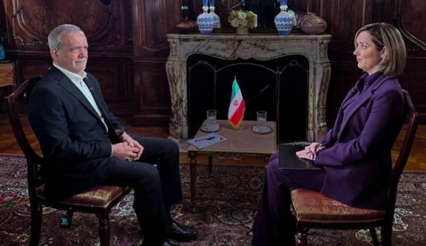 پزشکیان در گفت‌وگو با سی‌بی‌اس: ایران به دنبال جنگ نیست، اما در برابر فشارها کوتاه نمی‌آید