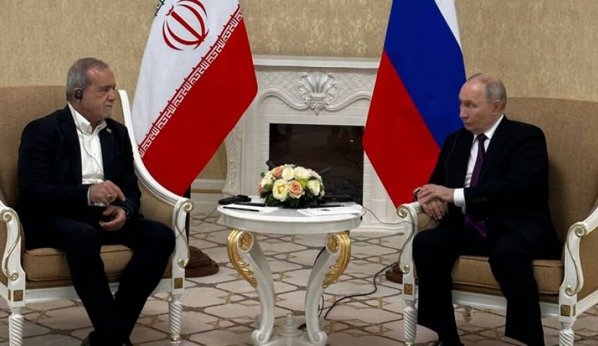  سران جمهوری اسلامی ایران و روسیه دیدارکردند