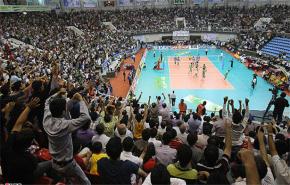فوز منتخب ايران للكرة الطائرة على الهند   