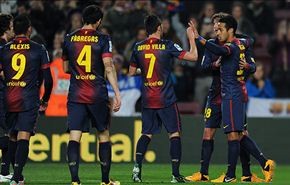 برشلونة يصل إلى ربع نهائي كأس اسبانيا بسهولة