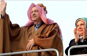 بوسیدن دست اردوغان توسط شورشیان سوری+عکس