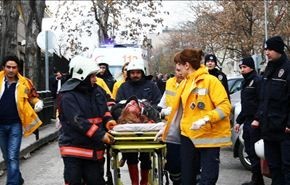 تصاویر انفجار مقابل سفارت آمریکا در ترکیه