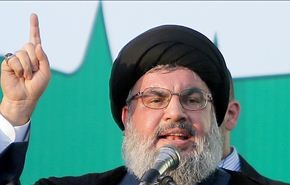آغاز سخنرانی نصرالله در مراسم بزرگداشت فرماندهان شهید