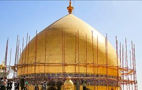 گزارش العالم از بازسازی گنبد حرم امام علی(ع)