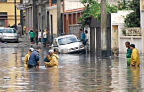 قتيلان و جرحى بسبب الامطار الغزيرة في الجزائر