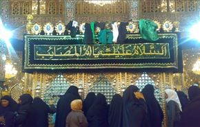 صدها عراقی به زیارت حضرت زینب (س) رفتند