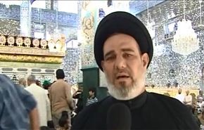 زوار عراقيون يتحدون الارهابيين بزيارة السيدة زينب