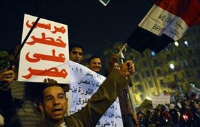 مخالفت مردم مصر با مواضع مرسي درباره سوريه