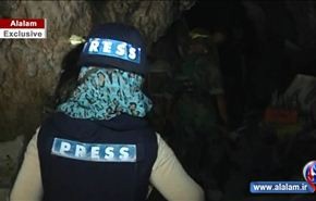 بالفيديو..انفاق وغرف تعذيب للمسلحين في برزة بدمشق