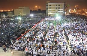 تصاویری از تجمع گسترده بحرینی ها در منامه