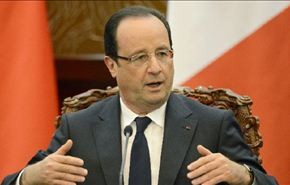 الرئيس الفرنسي هولاند يحتفل بالانتصار في مالي
