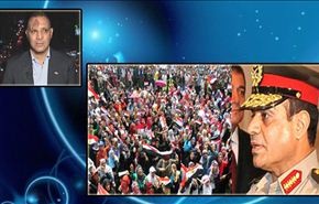 دعوة السيسي للتظاهر لاخذ التفويض لمواجهة العنف
