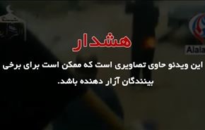 ویدیو؛ اعدام شهروند سوری به دست سرکرده النصره