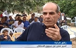 فيديو خاص لاسيرين فلسطينيين محررين في الضفة الغربية