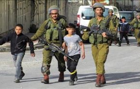 كيان الاحتلال يحتجز 4 اطفال فلسطينيين في الضفة