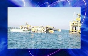 سکوی نفتی عربستان در 3 دقیقه غرق شد