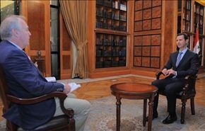 ماذا قال الاسد في مقابلته مع وكالة الانباء الفرنسية ؟