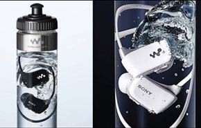 بالفيديو..سوني Sony تبيع مشغل الموسيقى الجديد داخل قارورات مياه