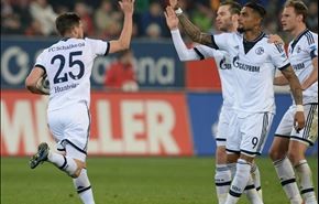 شالكه ينفرد بالمركز الثالث في الدوري الألماني موقتا