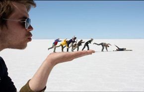 بالصور..أجمل الخدع البصرية التقطتها الكاميرات