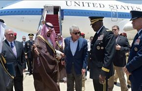 هيغل في السعودية لتسويق المزيد من الاسلحة لدول مجلس التعاون
