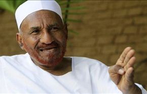 توقيف المعارض السوداني الصادق المهدي