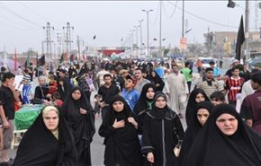 هزاران زائر با پای پیاده رهسپار کاظمین شدند