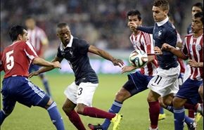 تعادل فرنسا مع البارغواي 1-1