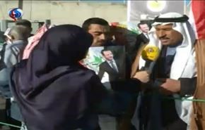 صفهای طولانی آوارگان سوری در مرز لبنان برای رأی دادن + فیلم