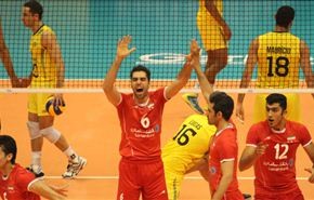 ايران تحقق فوزا تاريخيا على البرازيل بالكرة الطائرة