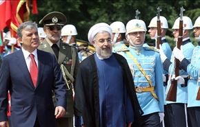 نخستین تصاویر استقبال عبدالله گل از حسن روحانی