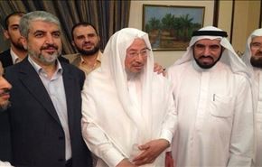 اخوانی‌ها در ضیافت افطار قرضاوی + عکس